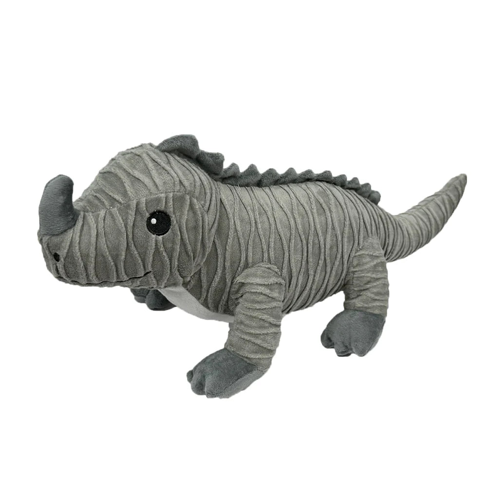 Petlou. Inc - Groovyz Rhino Iguana Dog Toy