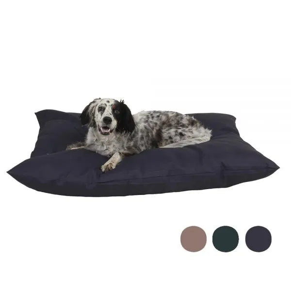 Carolina Pet Company - Solid Indoor/Outdoor Pillow Rectangle Dog Bed Tan