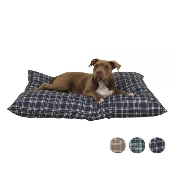 Carolina Pet Company - Plaid All Weather Indoor/Outdoor Rectangle Pillow Dog Bed