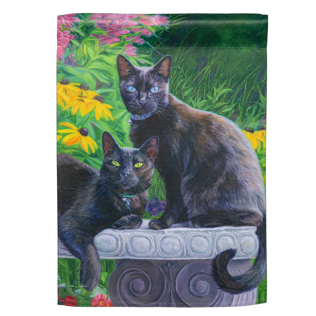 Evergreen Enterprises - Flag Black Beauties (2 Cats)