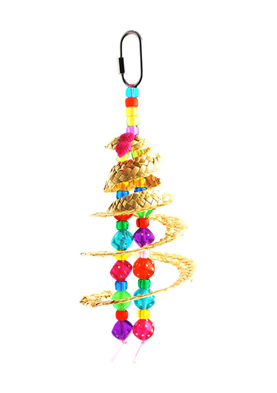 YAY Novelty - Swirly Dice Bird Toy by Scooter Z's