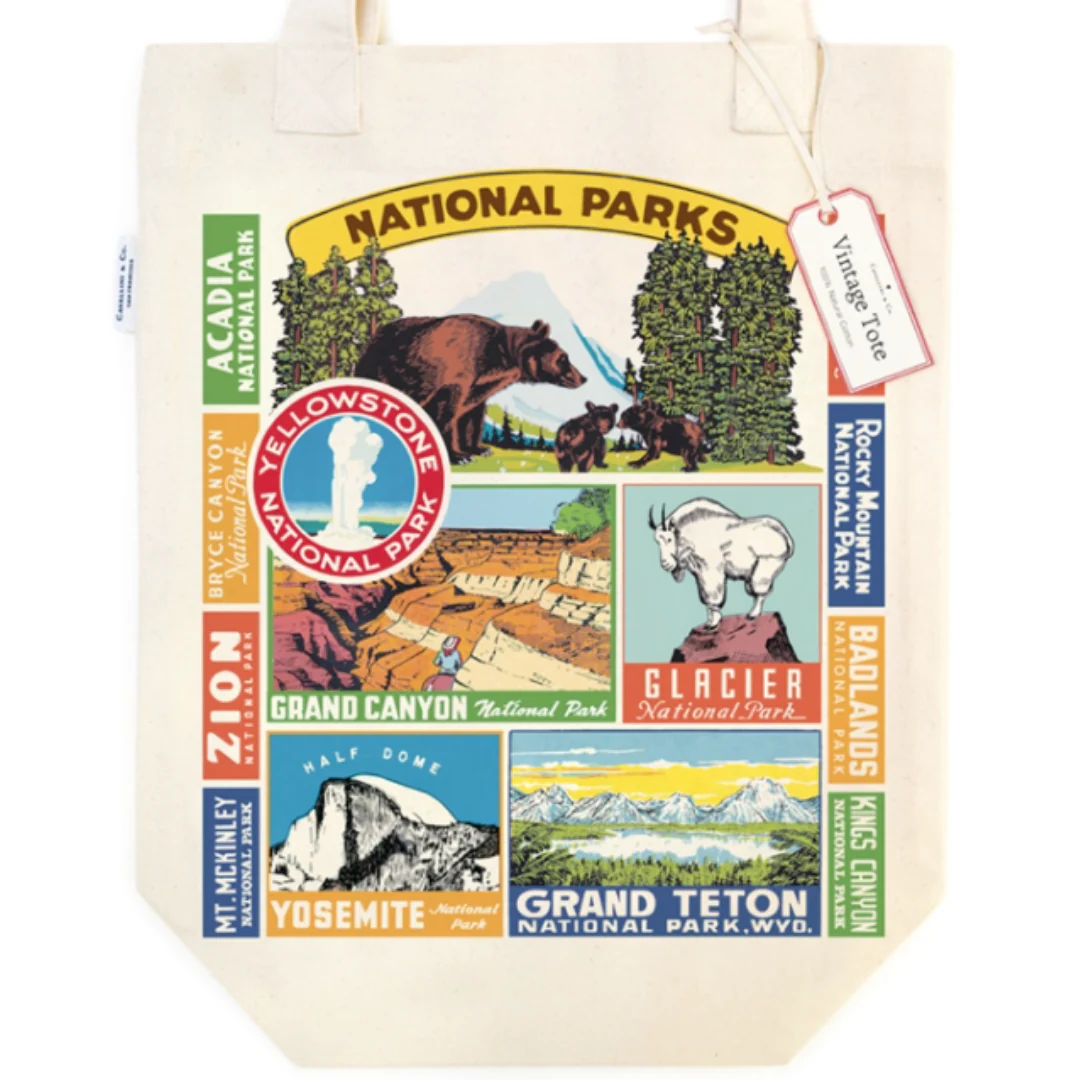 Cavallini & Co. - Tote Bag National Parks