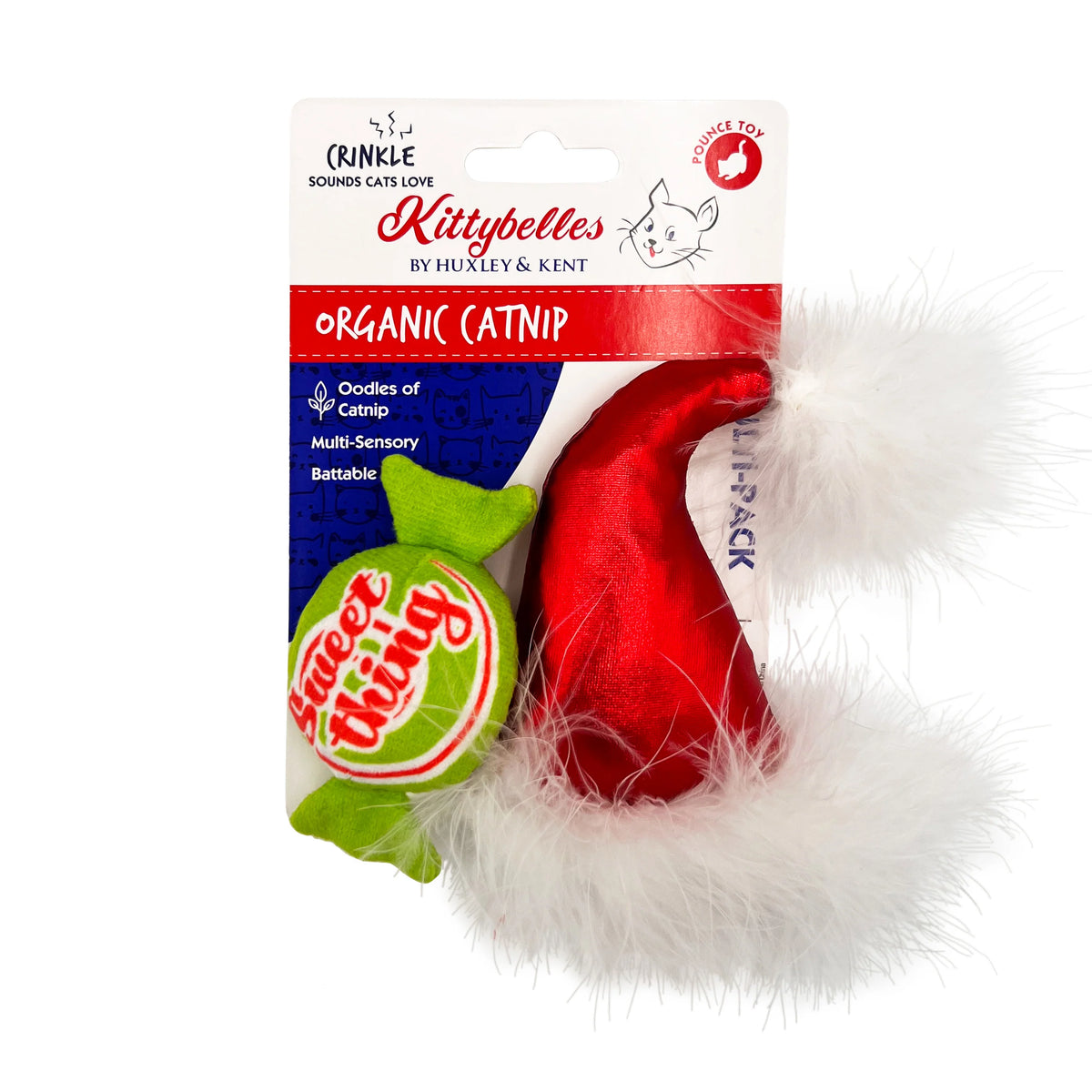 Huxley & Kent - Cat Toy Santa Hat & Sweet Thing