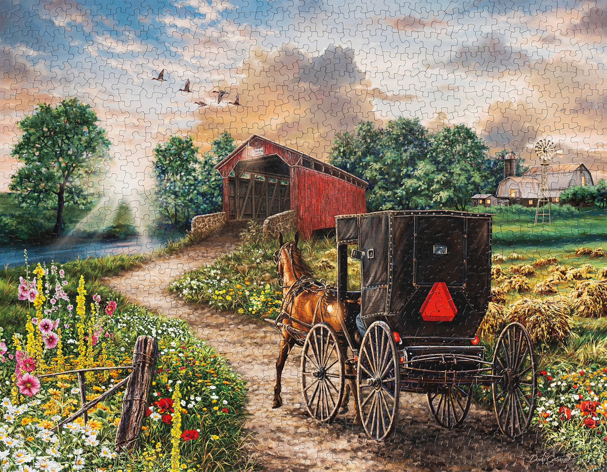 Allied Products-Springbok - Evening on the Farm Puzzle