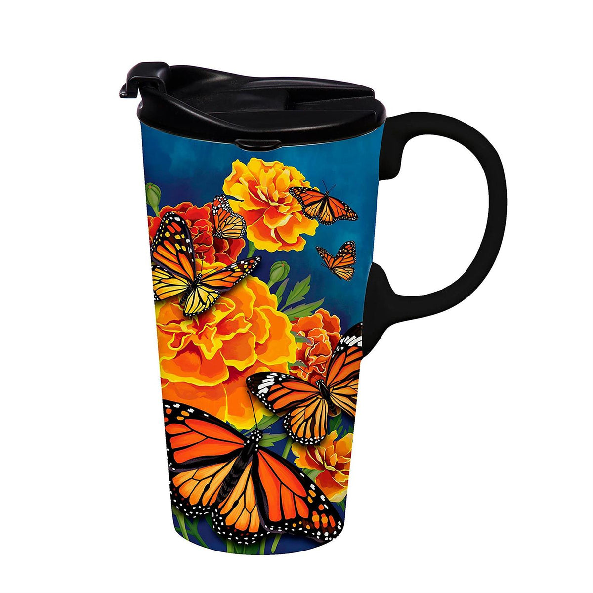 Evergreen Enterprises - Ceramic Cup Butterfly Monarch