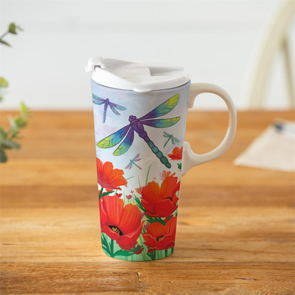 Evergreen Enterprises - Perfect Cup Dragonfly with Poppies
