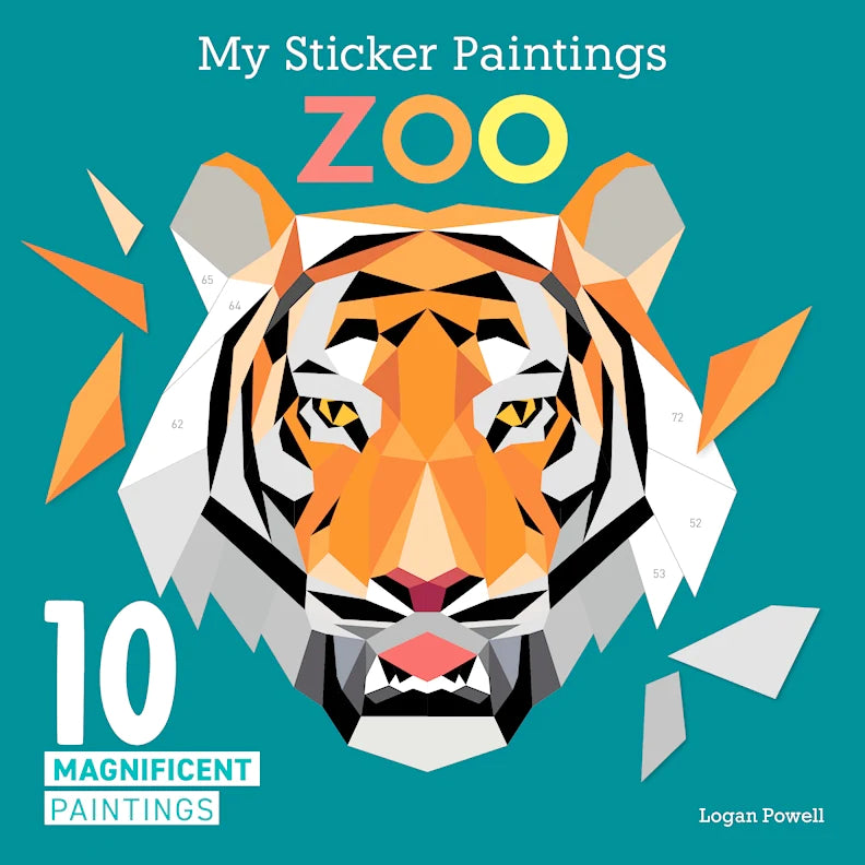 Wellspring- Activity Book - My Sticker Paintings: Zoo