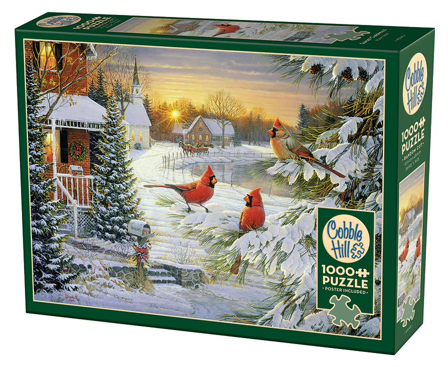 Outset Media - Puzzle Sunset Cardinals