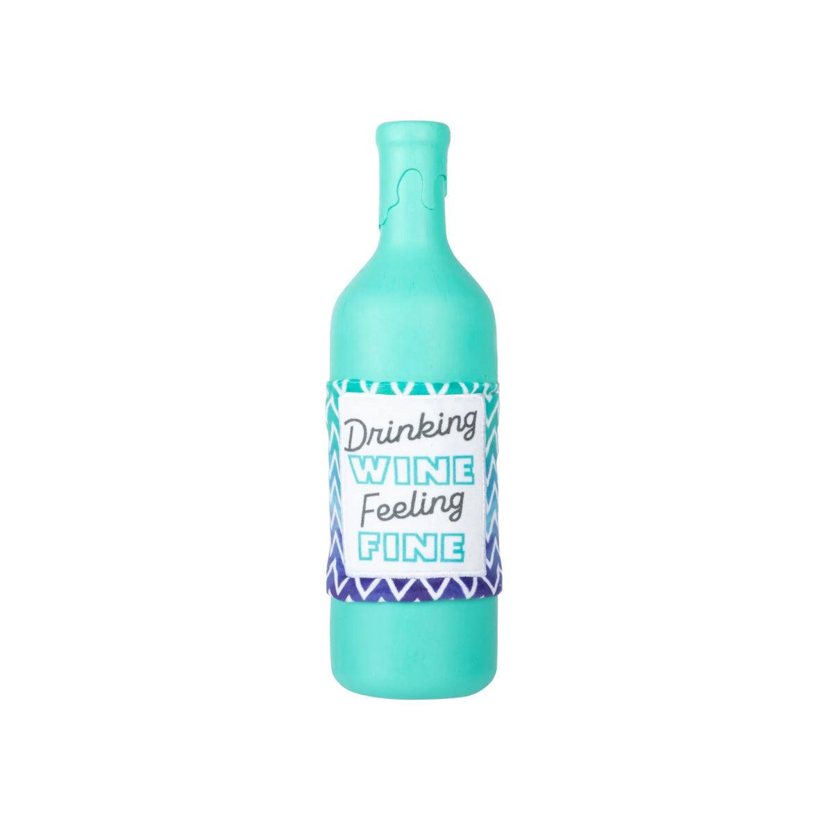 Petshop by Fringe Studio - Dog Toy Drinking Wine, Feeling Fine
