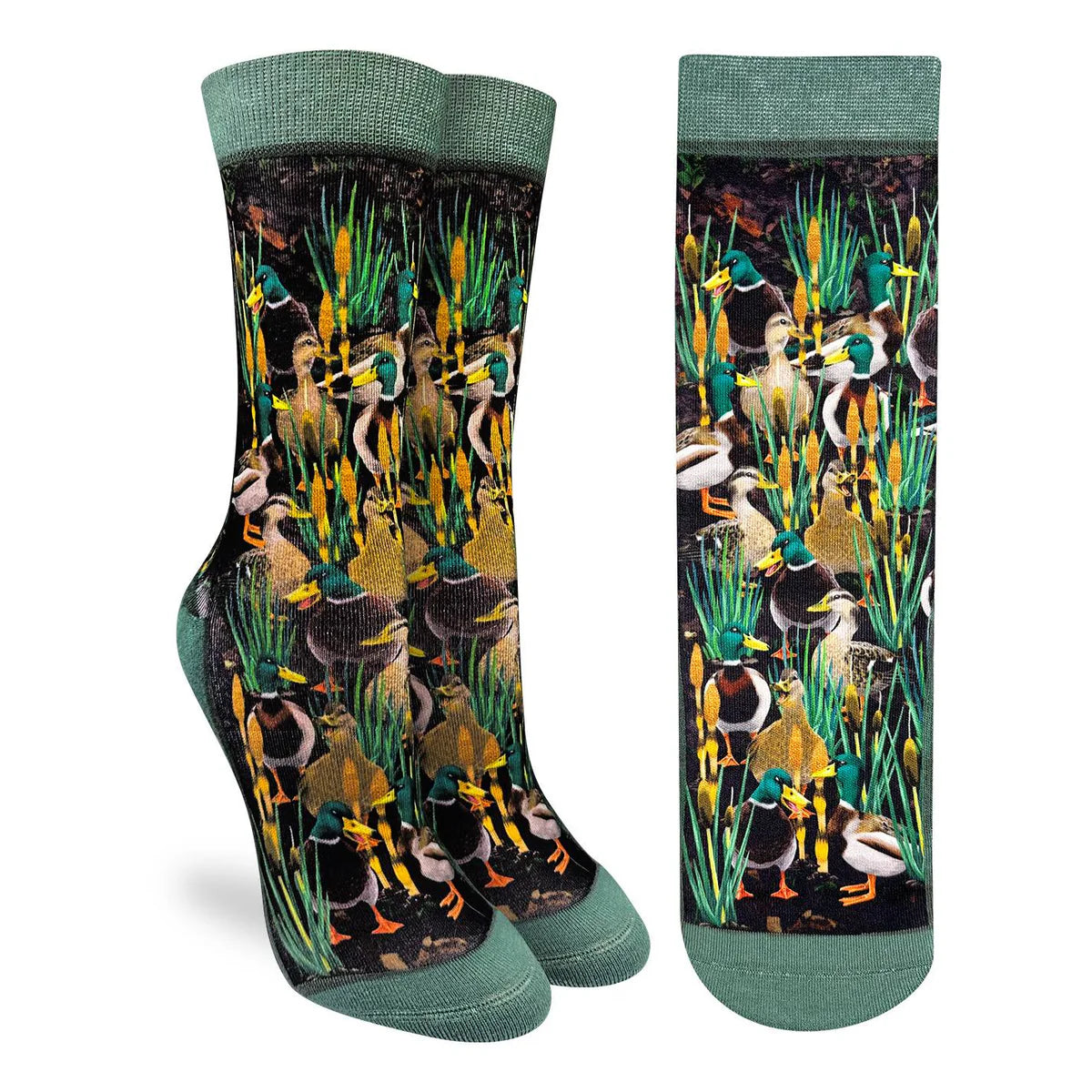 Good Luck Sock - Mallard Duck in Marsh