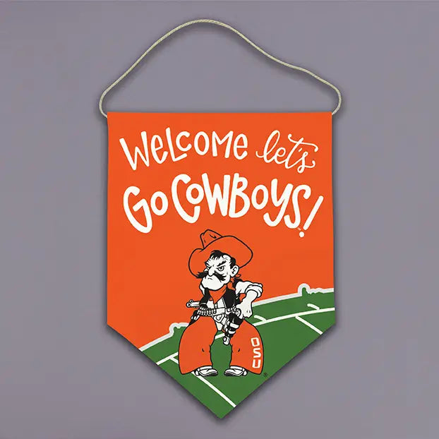 Magnolia Lane - Door Hanger Canvas Collegiate