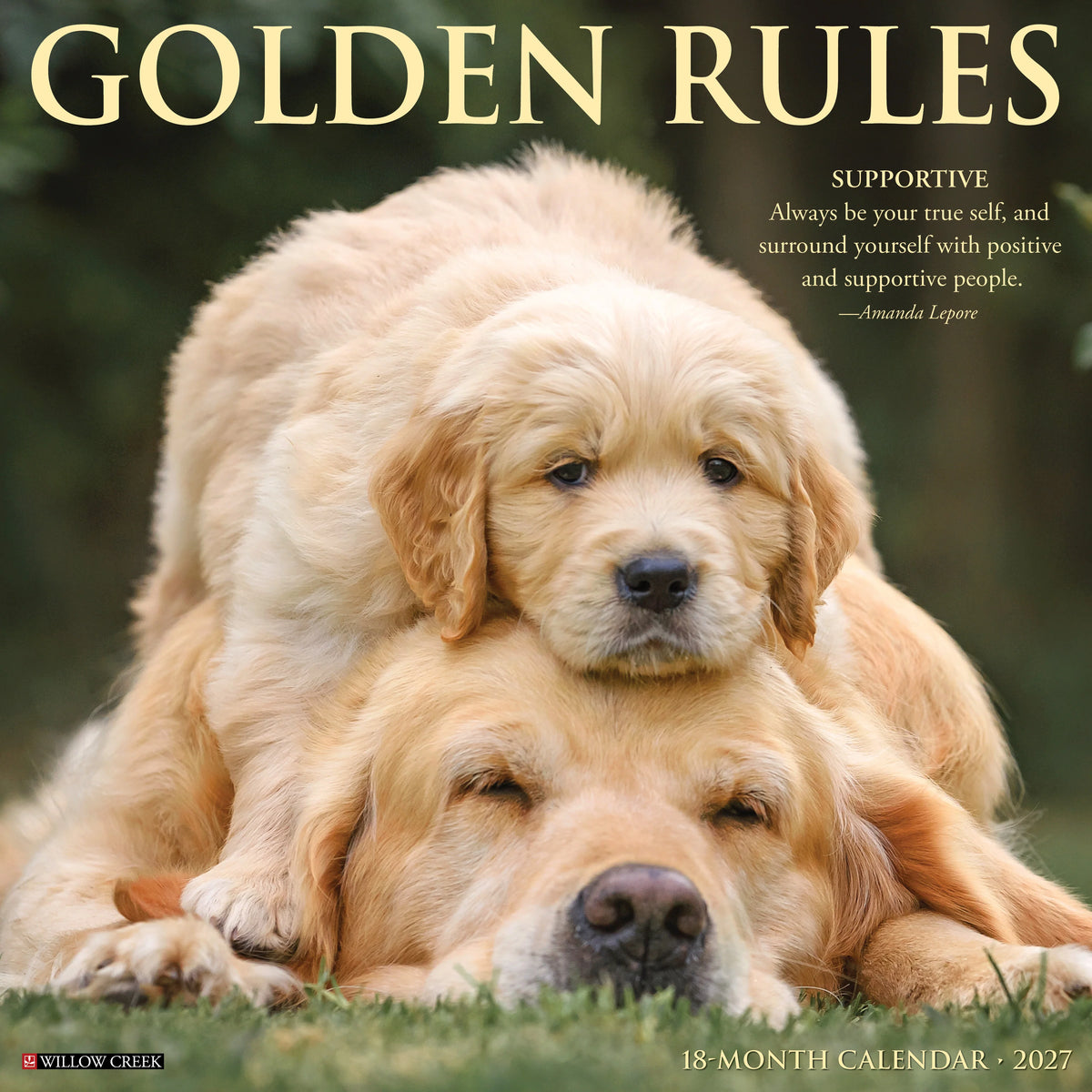 Willow Creek Press - 2027 Golden Rules Calendar