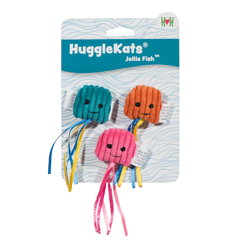HuggleKats- Jellie Fish Corduroy With Ribbon