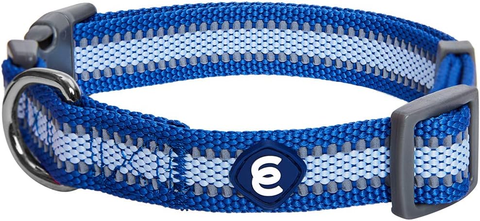 Blueberry Pet - Navy | Back to Basics Reflective Dog Collar