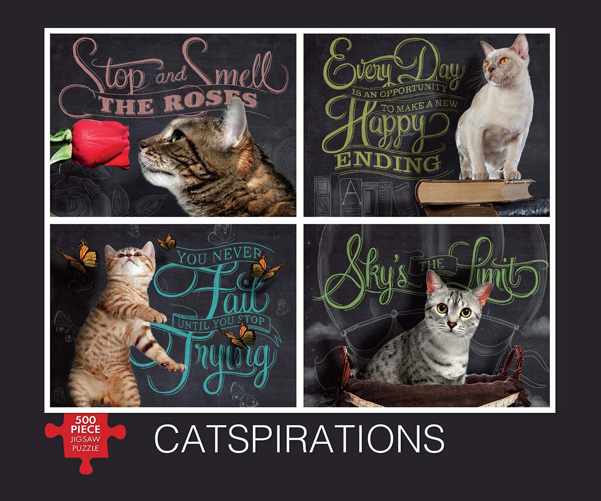 Willow Creek Press - Puzzle Catspirations - 500 piece