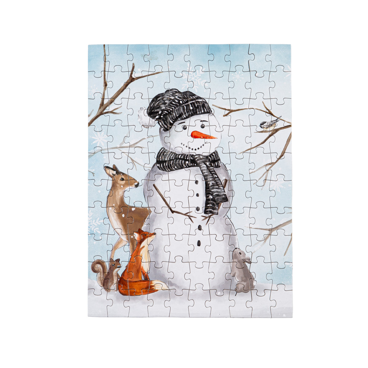 Evergreen Enterprises - Puzzle Woodland Snowman Winter Frost - Southern Agriculture