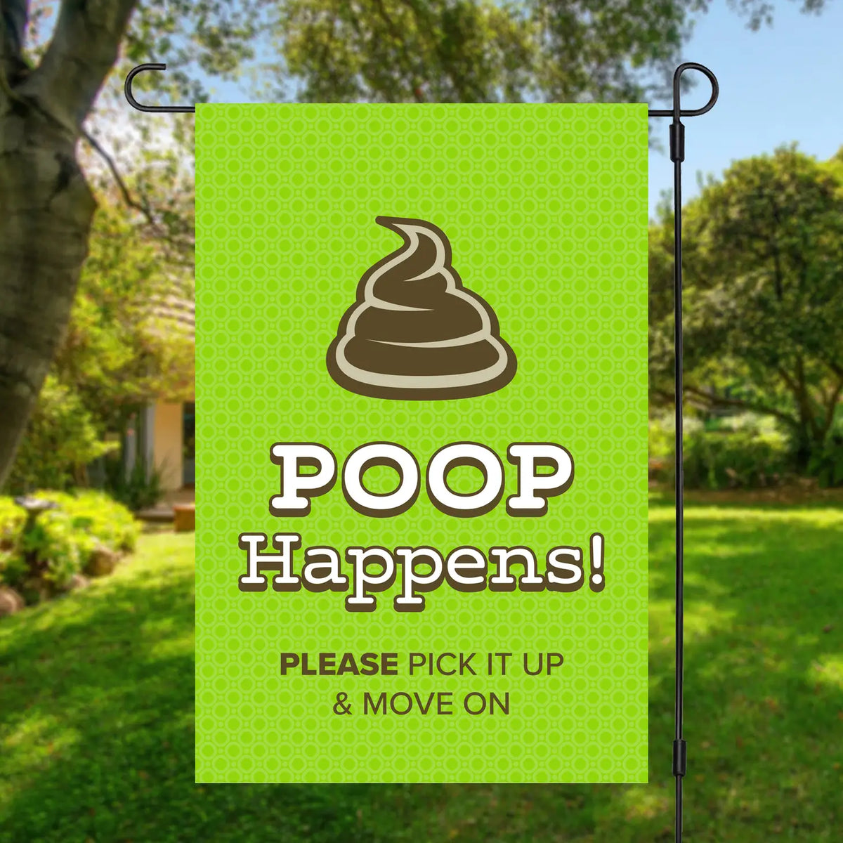 Dog Speak - Flag Poop Happens
