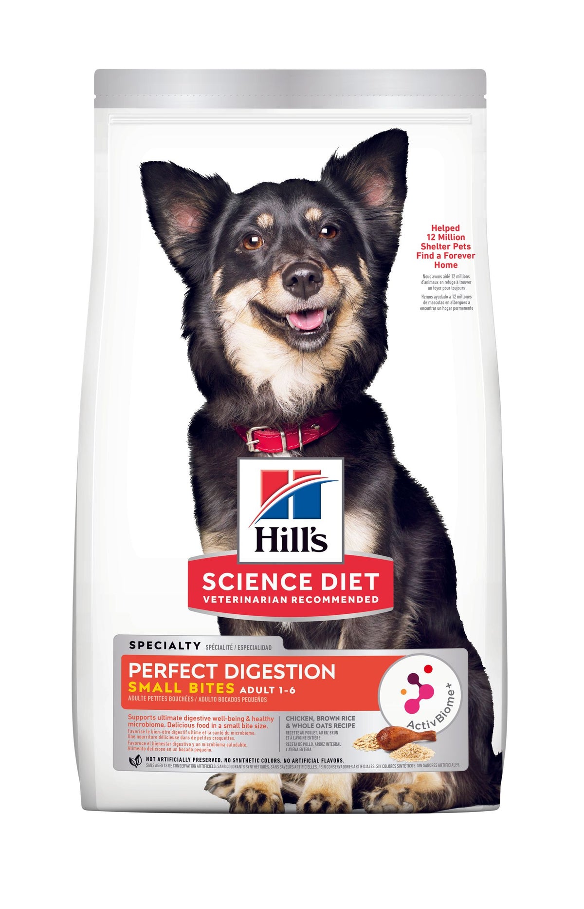Hill's Science Diet - Adult Perfect Digestion Small Bites Chicken, Rice & Oats