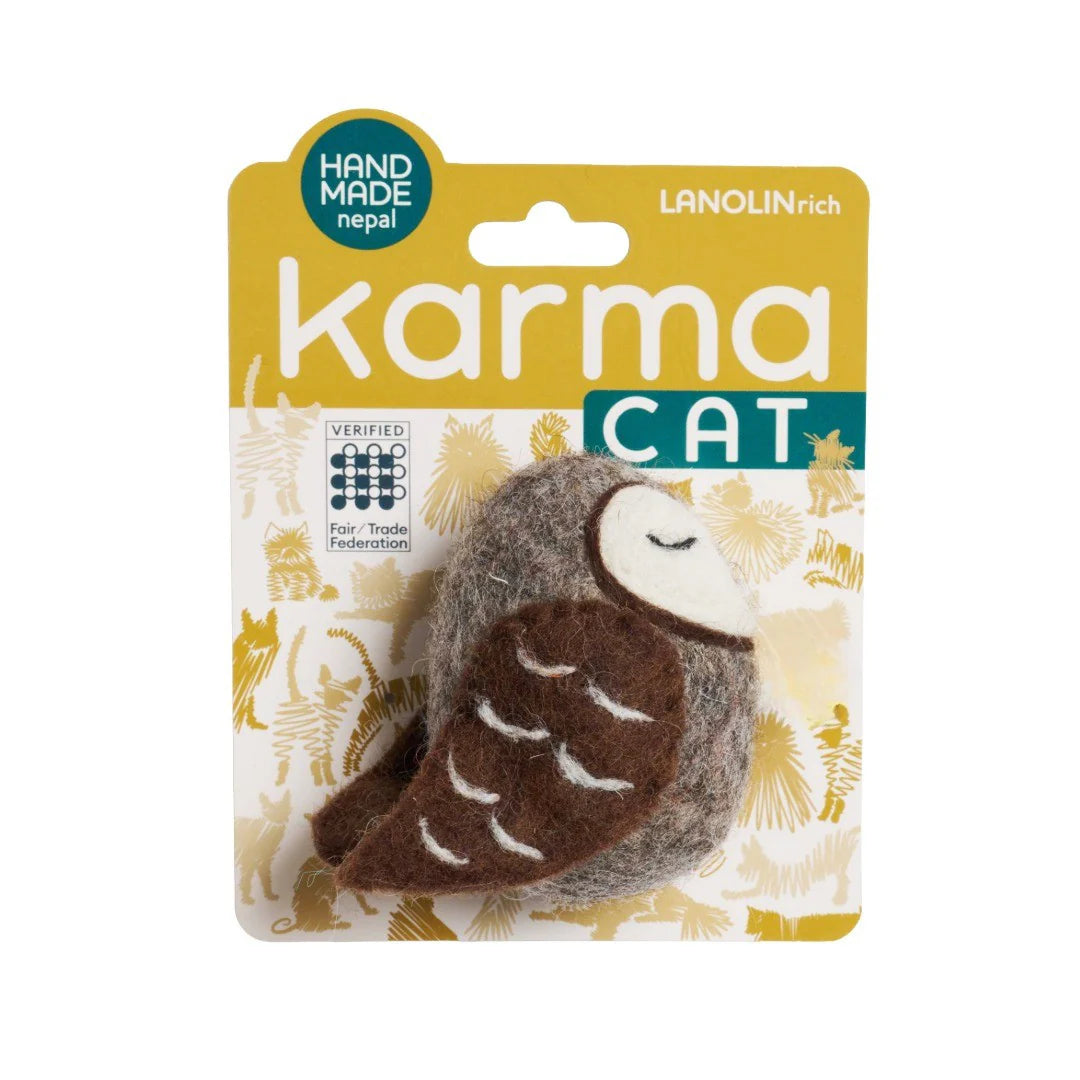 Dharma Dog Karma Cat - Cat Toy Wild Bird Owl
