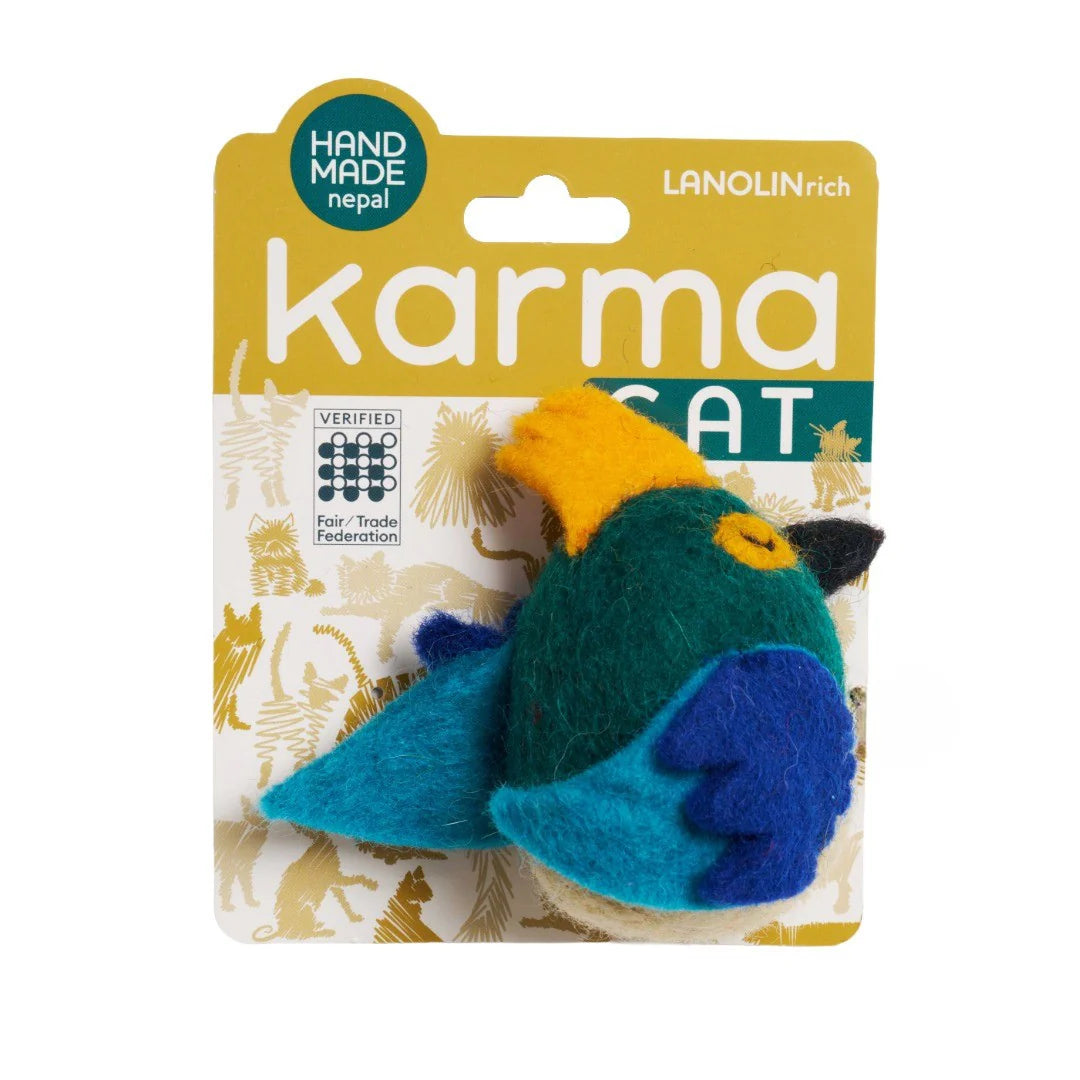 Dharma Dog Karma Cat - Cat Toy Wild Bird Kingfisher