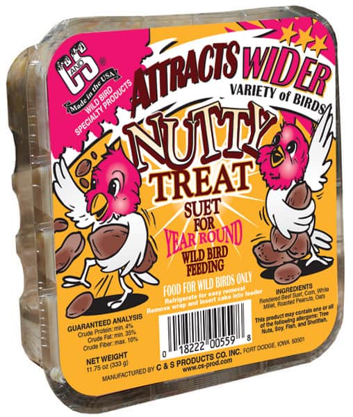 C & S Products - Nutty Treat Suet - Southern Agriculture
