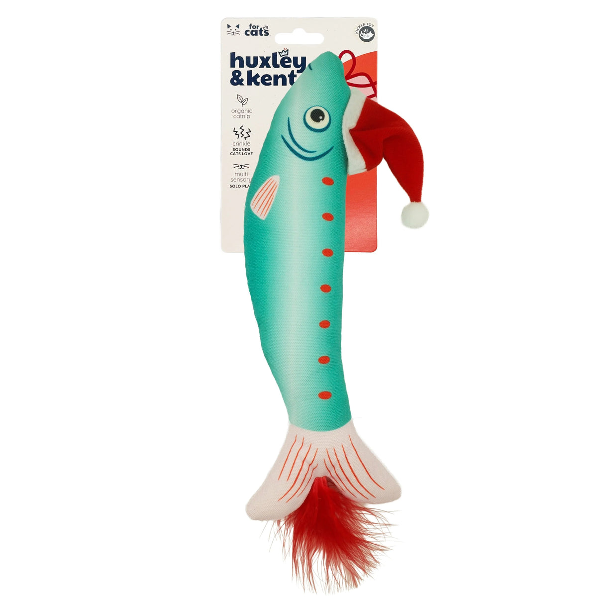 Huxley & Kent - Cat Toy Merry Fishmas Sardine