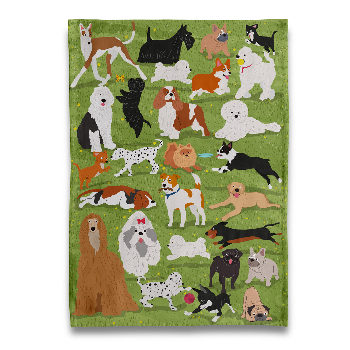 Naked Decor - Tea Towel Dogs at the Park