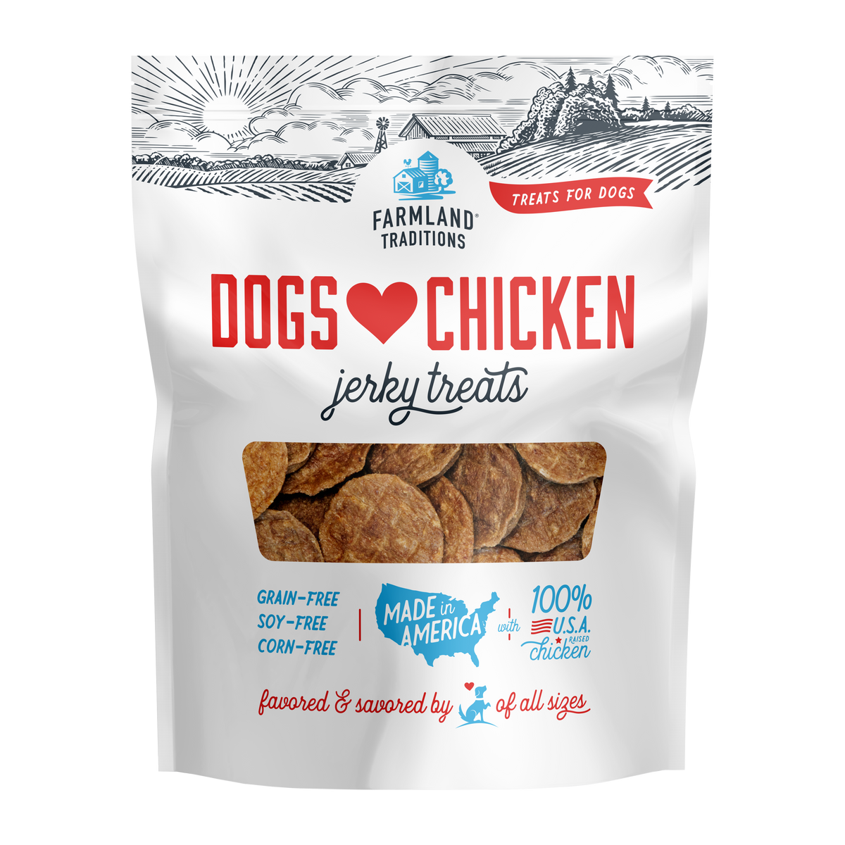 Farmland Traditions - Jerky Treats Dogs Love Chicken Treats for Dogs - Southern Agriculture