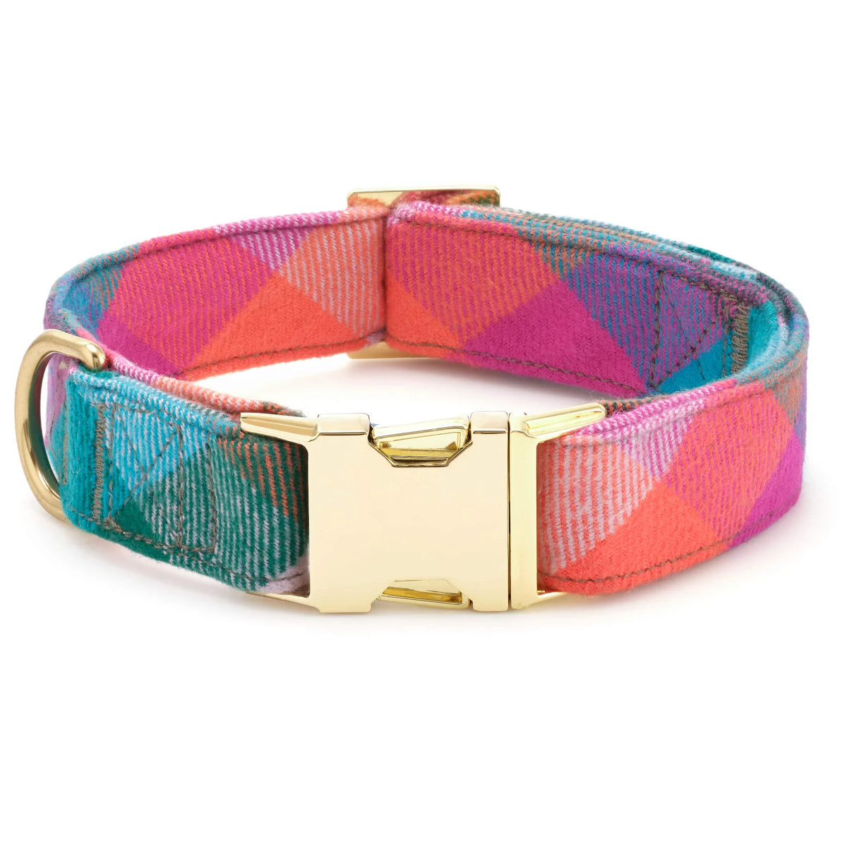 The Foggy Dog - Dog Collar Color Pop Flannel
