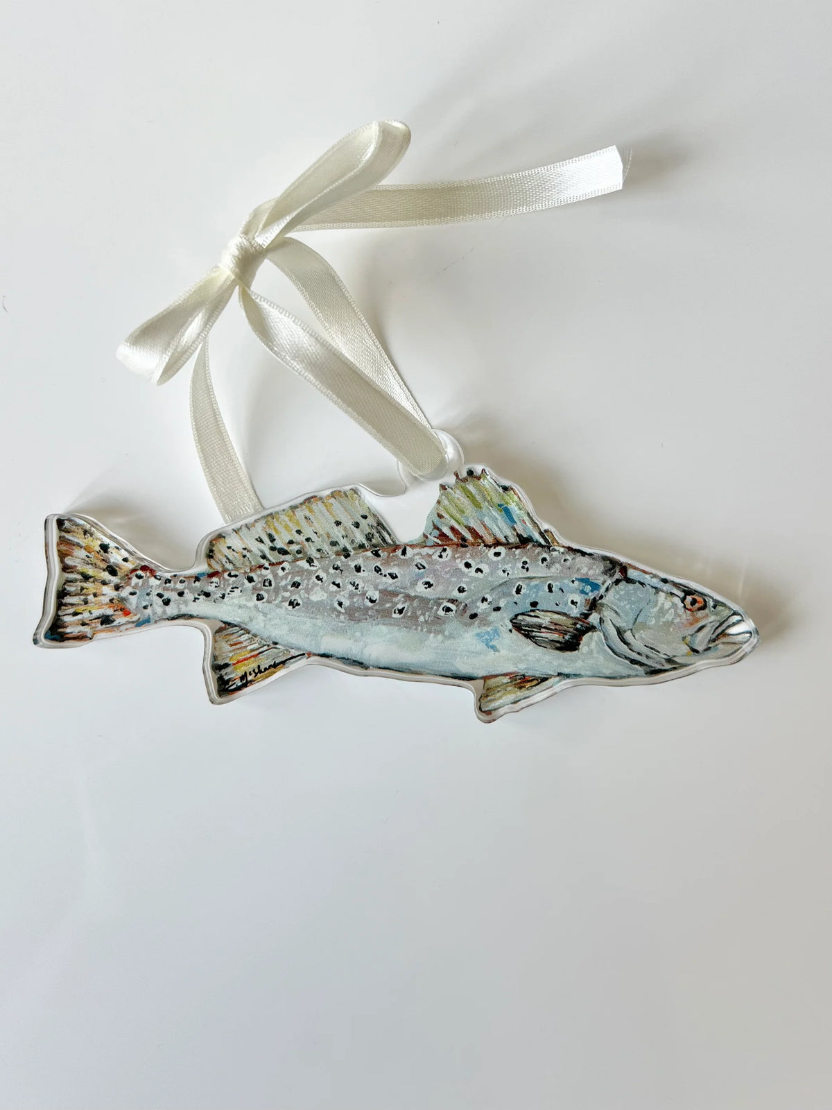 Chelsea McShane Art - Ornament Speckled Sea Trout