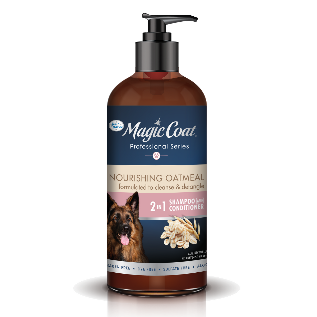 Four Paws - Professional Series Nourishing Oatmeal 2 in 1 Dog Shampoo 16oz.