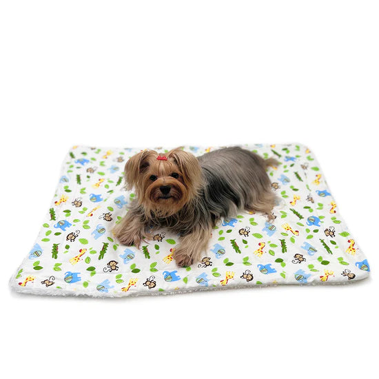 Klippo - Double Layered Blanket Zoo Animals