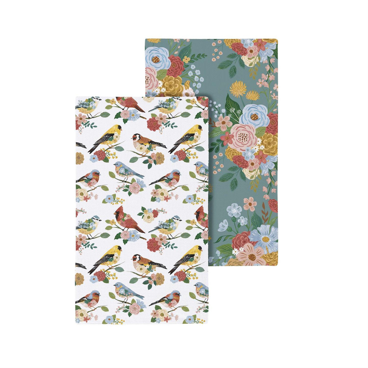 Evergreen Enterprises - Kitchen Towel Quick Dry Birds What She Shed - Southern Agriculture