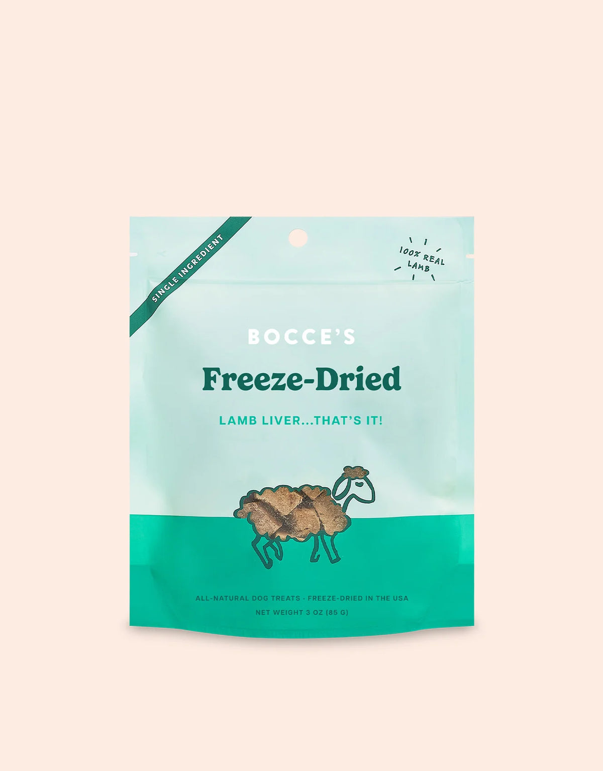 Bocce's Bakery - Lamb, Liver Freeze-Dried