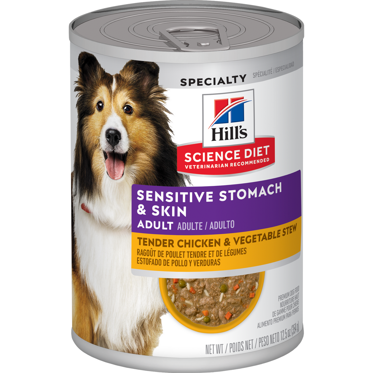 Hill's Science Diet - Sensitive Stomach & Skin Tender Chicken & Vegetable Stew Dog Food - Southern Agriculture