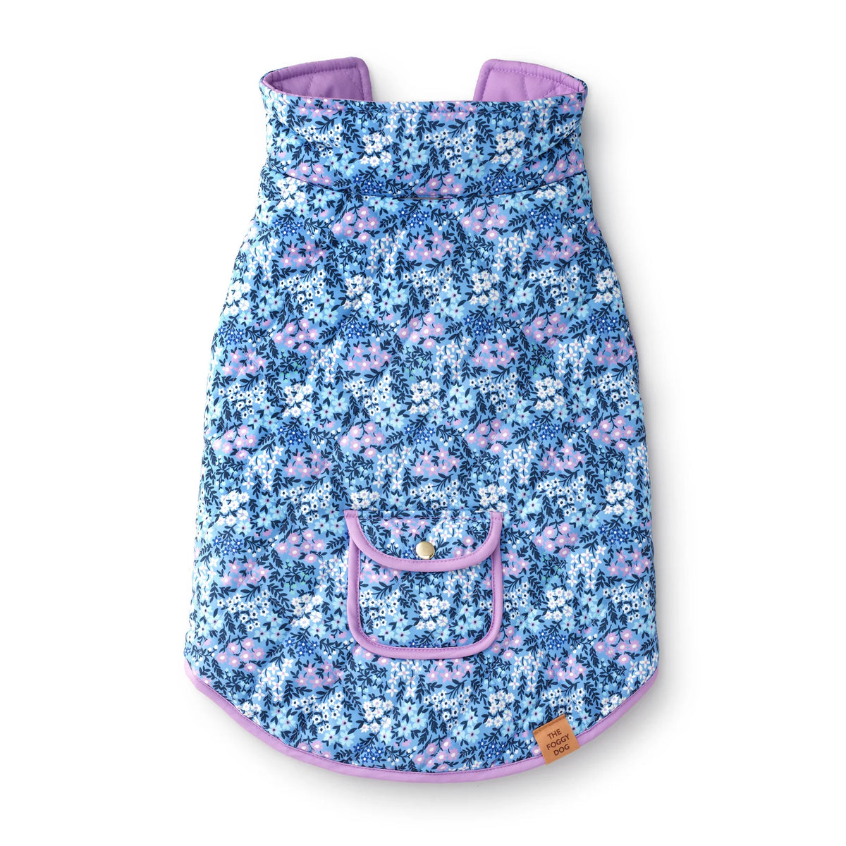 The Foggy Dog - Dog Jacket Mini Meadow Reversible