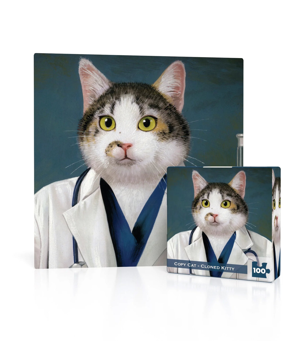 New York Puzzle Co. - Copy Cat Cloned Kitty Mini