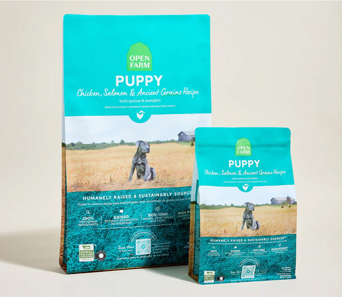 Open Farms - Puppy Chicken, Salmon, & Ancient Grains Dry Dog Food - Southern Agriculture