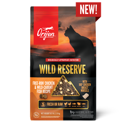 Champion Petfoods Orijen - Wild Reserve - Free Run Chicken & Wild Caught Fish - Dry Cat Food