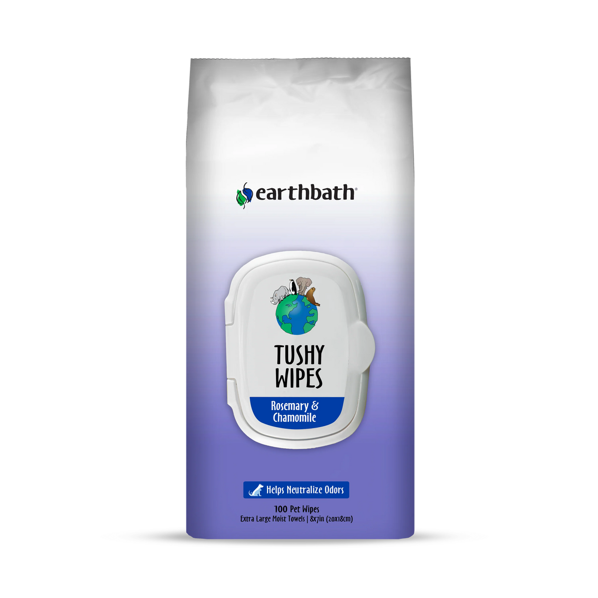 Earthbath - Tushy Wipes, Rosemary & Chamomile