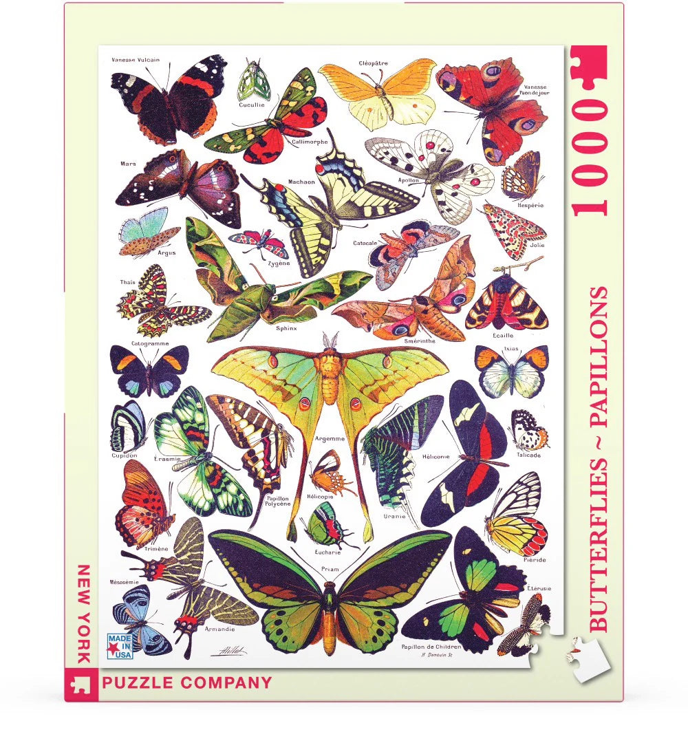 New York Puzzle Co. - Butterflies Papillions