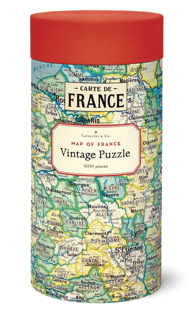 Cavallini Papers & Co - Puzzle Map Of France