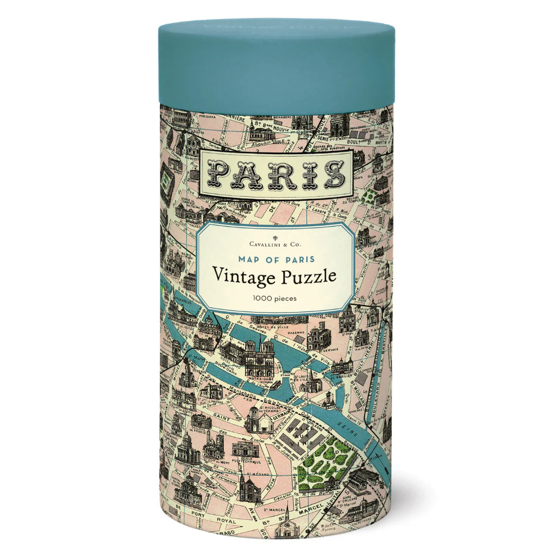 Cavallini & Co. - Puzzle Map of Paris