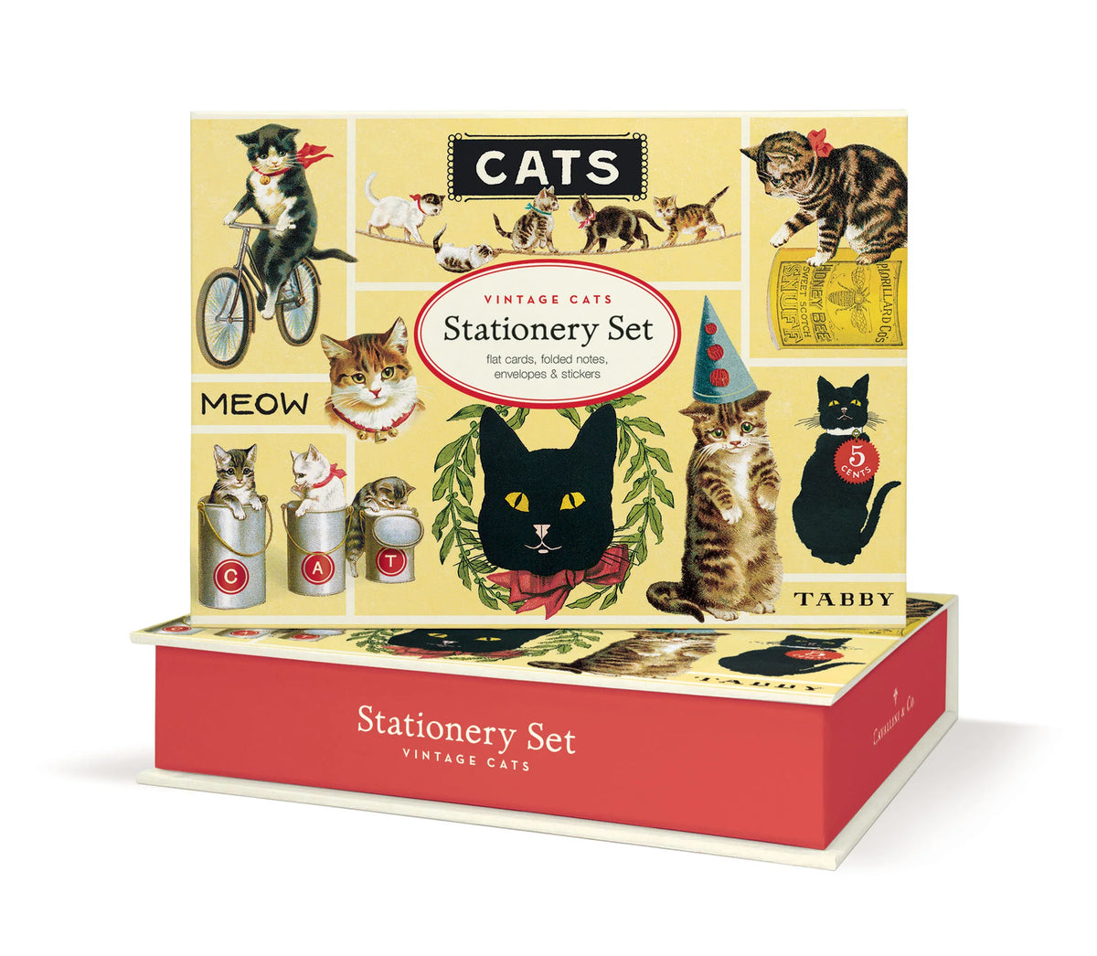 Cavallini Papers & Co - Stationery Set Cats