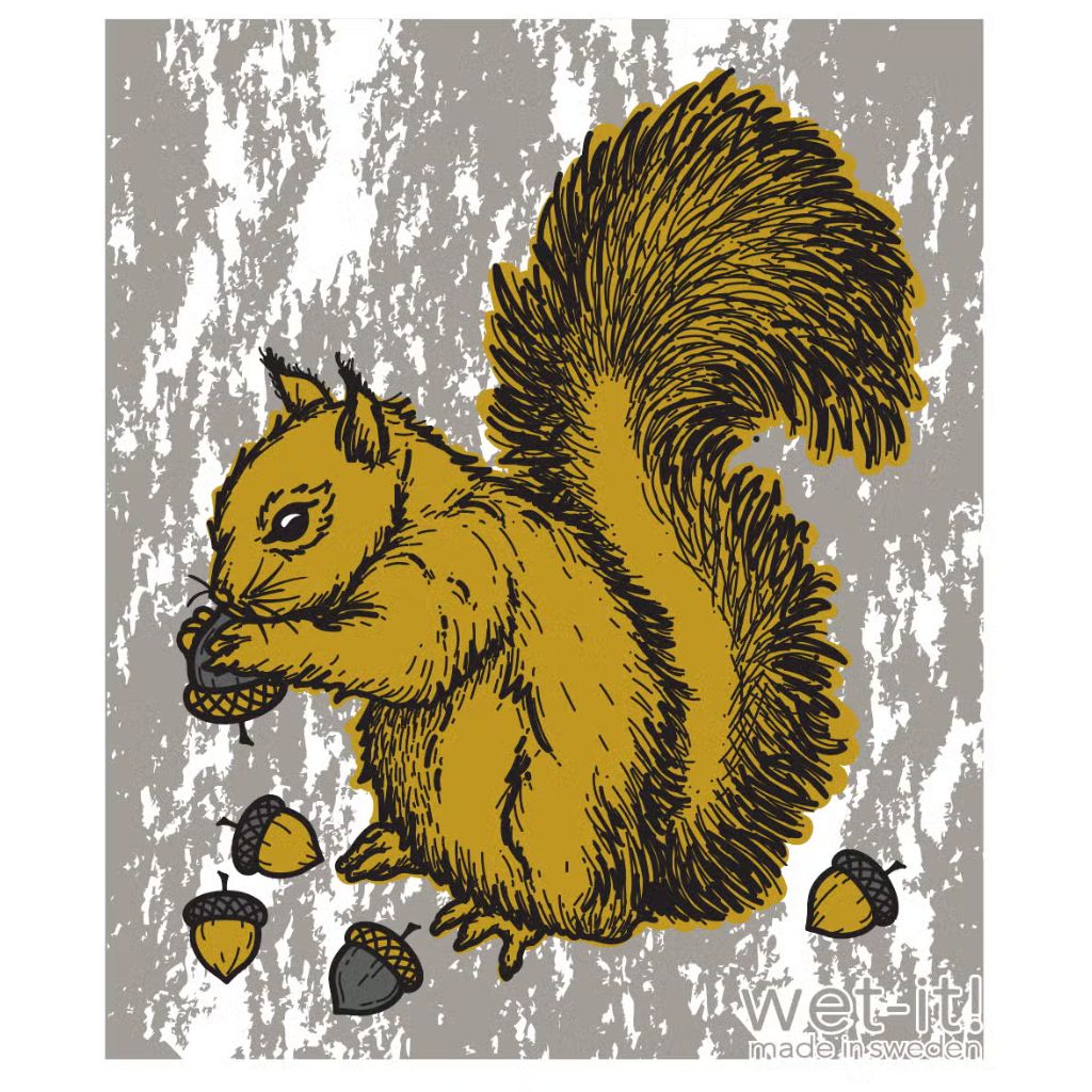 Wet-it! Glided Squirrel Swedish Cloth