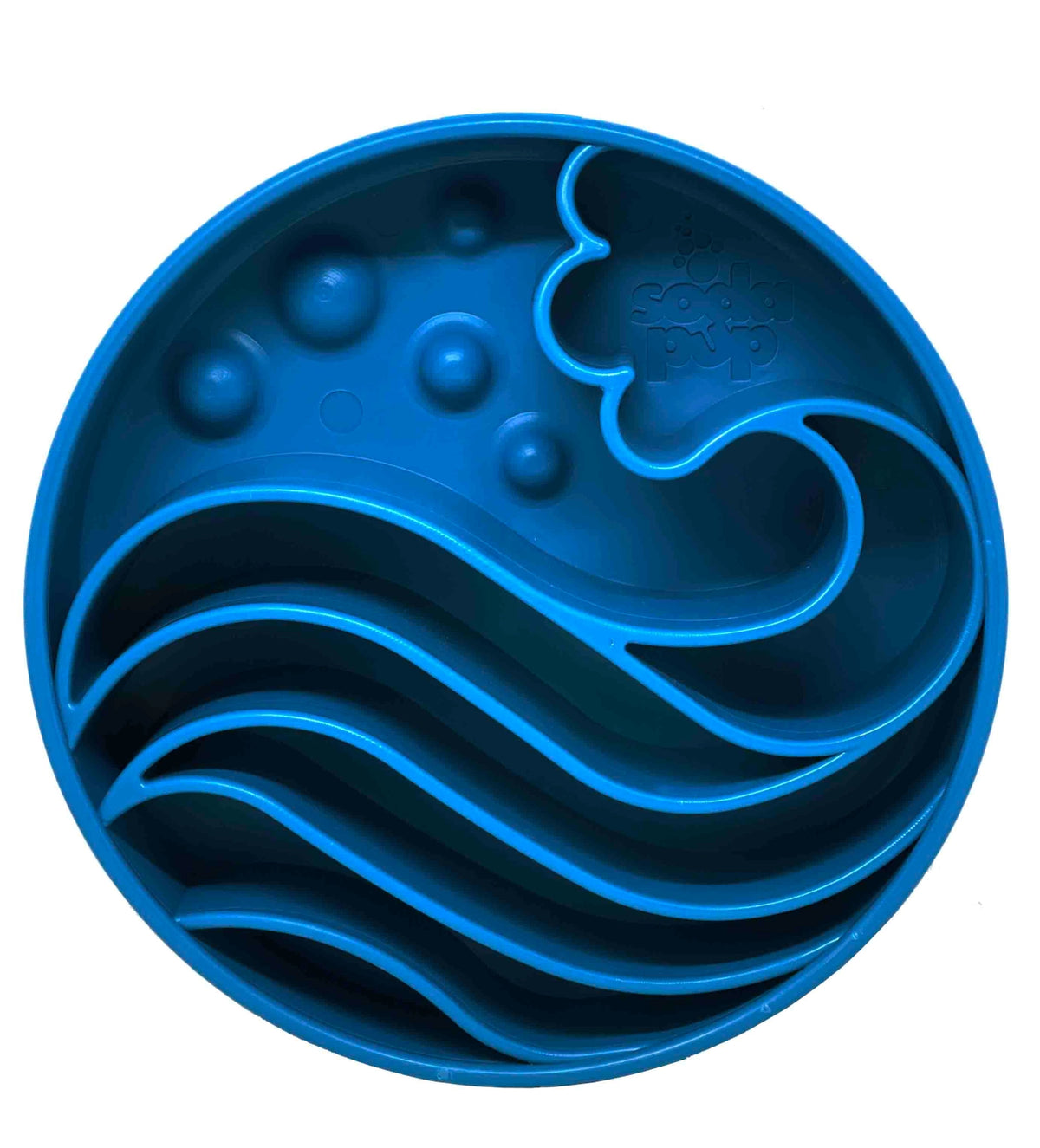 SodaPup - eBowl Enrichment Slow Feeder Dog Bowl - Wave Design