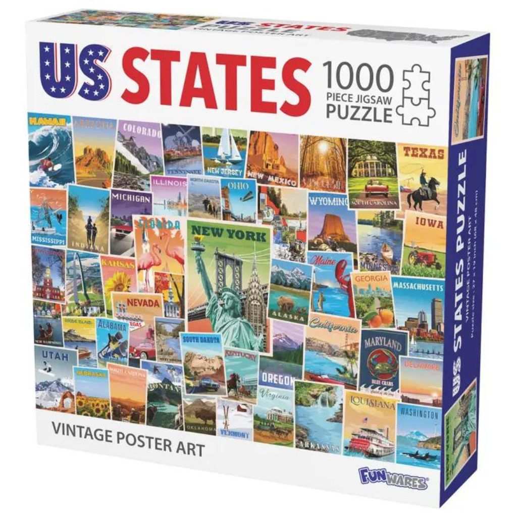 Funware - Funwares US States 1,000 Piece Puzzle