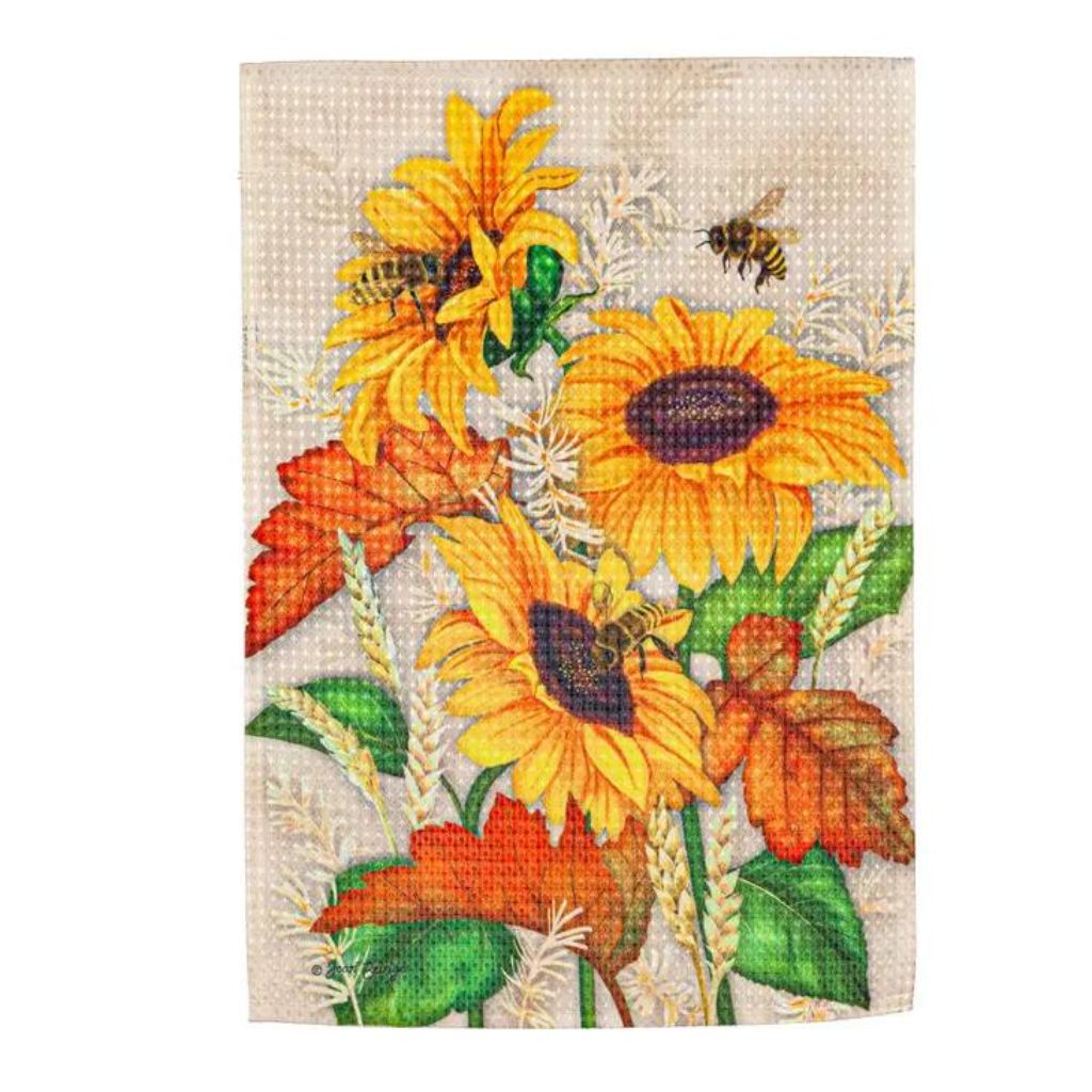 Evergreen Enterprises - Autumn Sunflowers Garden Flag - Southern Agriculture