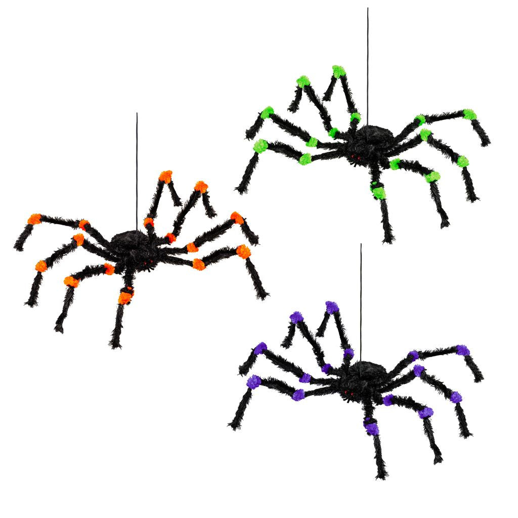 Evergreen Enterprises - Spider Hanging Decor 3 Asst - Southern Agriculture