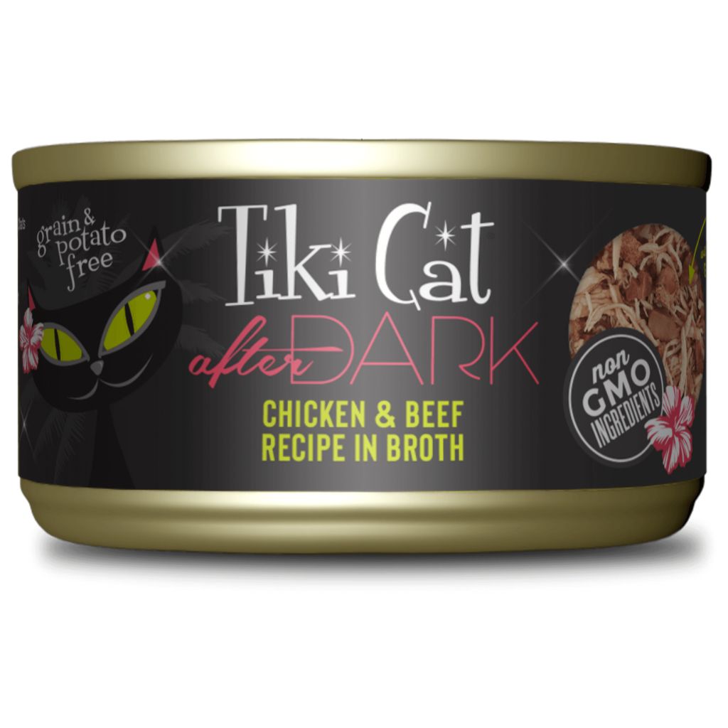 Tiki Pets - After Dark Cat Chicken and Beef Can Food - Southern Agriculture